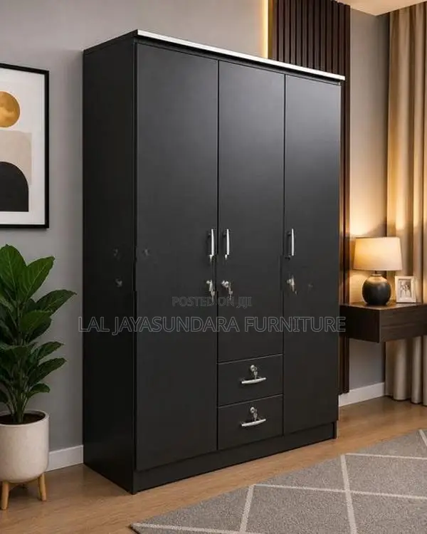 3 Door Melamine Cupboard