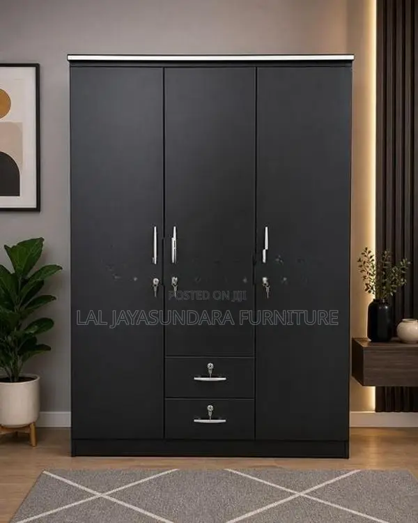 3 Door Melamine Cupboard