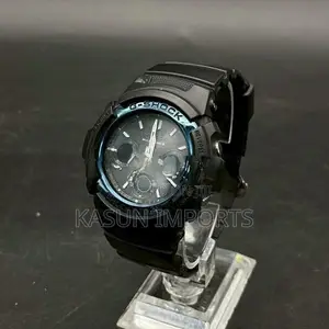 CASIO G-SHOCK Tough Solar Multiband 6 Watch – Model AWG-M100A
