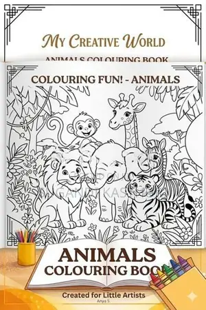 Kids Animal Colouring Book