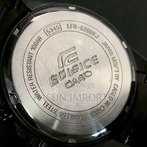 Casio Edifice EFR-526BKJ Chronograph Watch – Stainless Steel