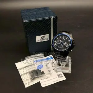 Casio Edifice EFR-526BKJ Chronograph Watch – Stainless Steel