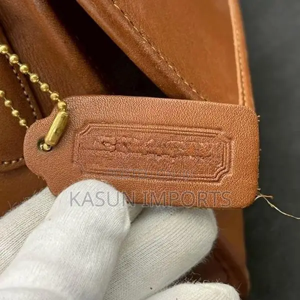 Vintage Style Coach Leather Handbag