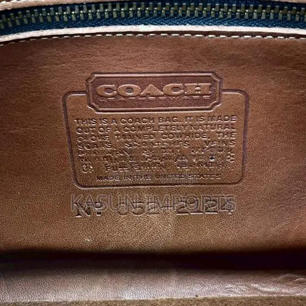Vintage Style Coach Leather Handbag