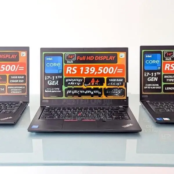 Lenovo ThinkPad T14 Core i7-11th GEN|16GB RAM|256GB Nvme SSD Laptop