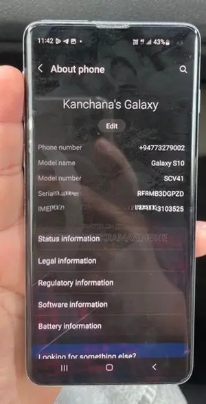 Samsung Galaxy S10 (Used)