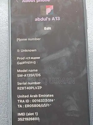 Samsung Galaxy A13 (Used)