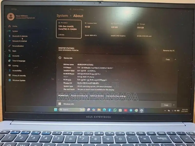 Asus Expertbook Laptop