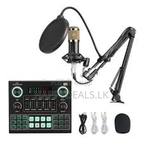 V8 Sound Card With Bm800 Mic
