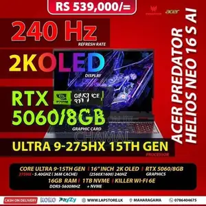 Acer Predator Ultra 9 -RTX 5060 +Brandnew +240HZ |Laptops New