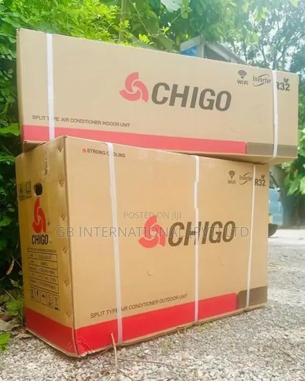 New 12000BTU CHIGO Smart Inverter (R32 Gas Refrigerant) AC