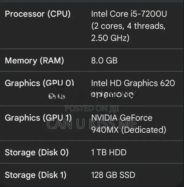 Asus i5 7th Gen Laptop
