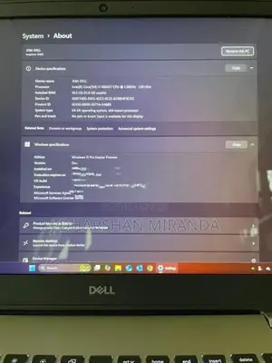 Dell 5593 10th GEN i7 Laptop
