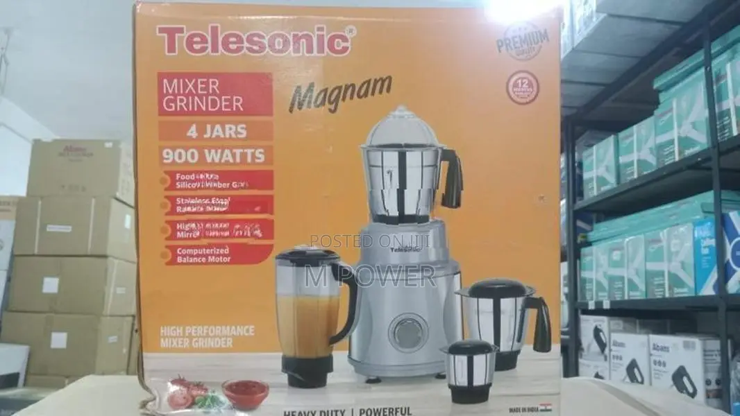 Telesonic Mixer Grinder -900w Magnam