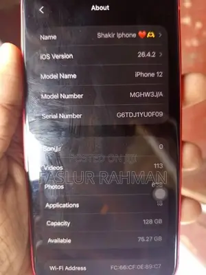 Apple iPhone 12 Red (Used)