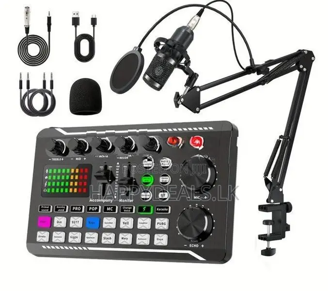 V8 Sound Card With Bm800 Mic