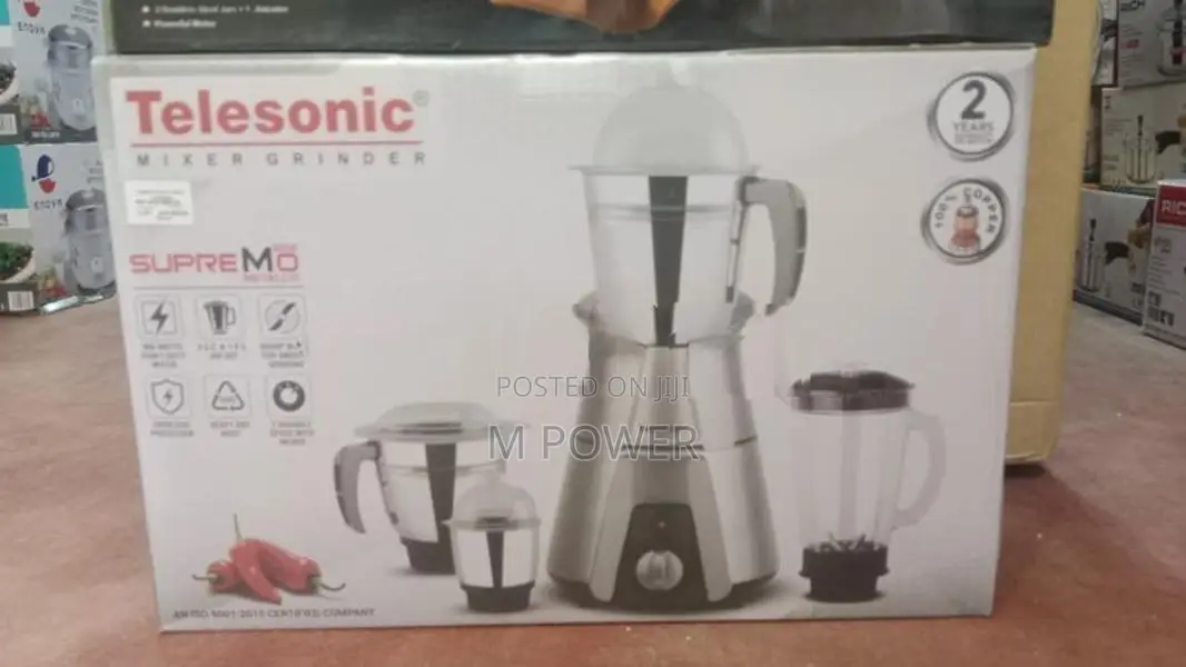 Telesonic Mixer Grinder -900w Supremo