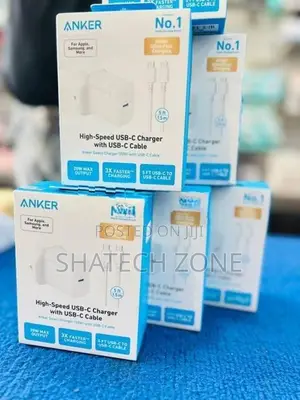 High-Speed USB-C to Type-C Charger with Cable - Anker 20w