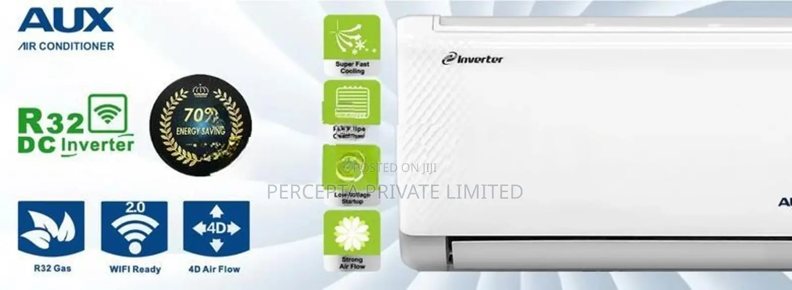 AUX 12000BTU Inverter Ac