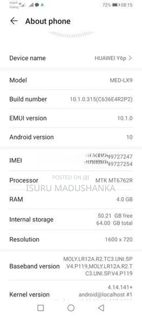 Huawei Y6p (Used)