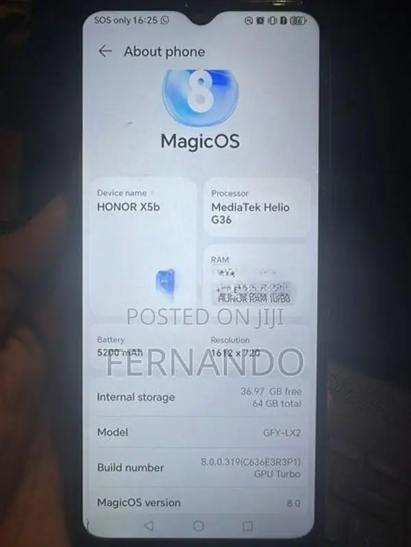 Honor X5b (Used)