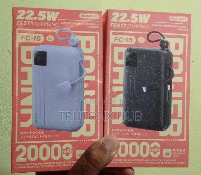 20000MAH PD 22.5W Power Bank