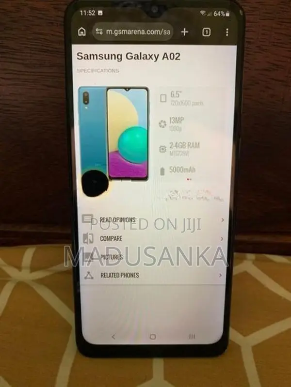 Samsung Galaxy M02 3GB/32GB (Used)