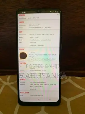 Samsung Galaxy M02 3GB/32GB (Used)