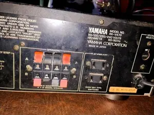 Yamaha Amplifier Parts
