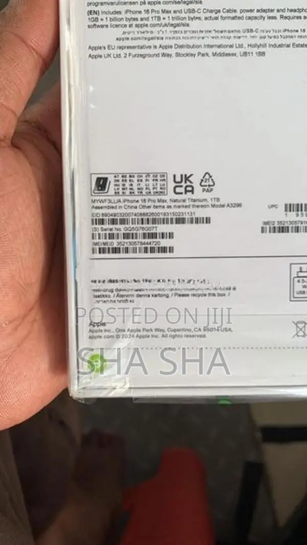 Apple iPhone 16 Pro Max (Brand New)
