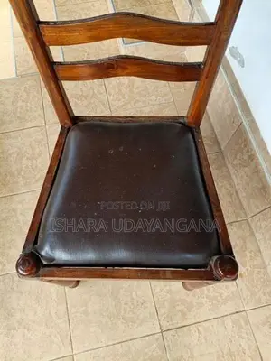 තේක්ක කෑම මේස පුටු