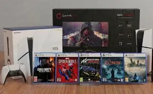 PS5 Slim Console 5 Games 27"with Gaming Monitor