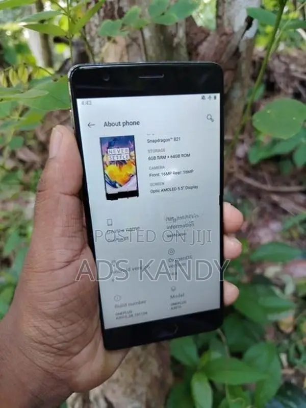 OnePlus 3T 6GB 64GB (Used)
