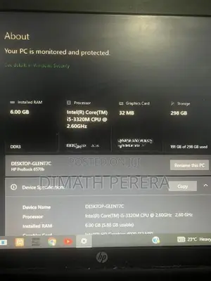 HP Probook 6570B Laptop