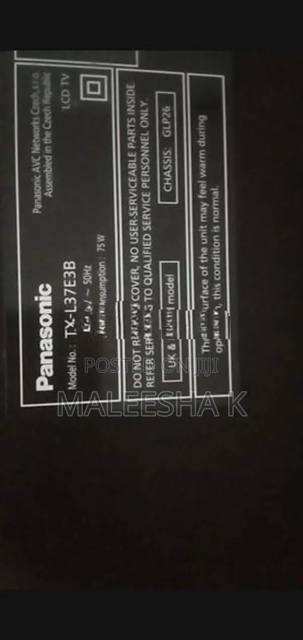 Panasonic 37" FHD LCD TV