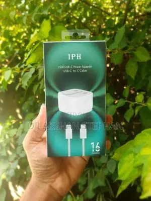 35W dual USB-C power adapter with to Cable