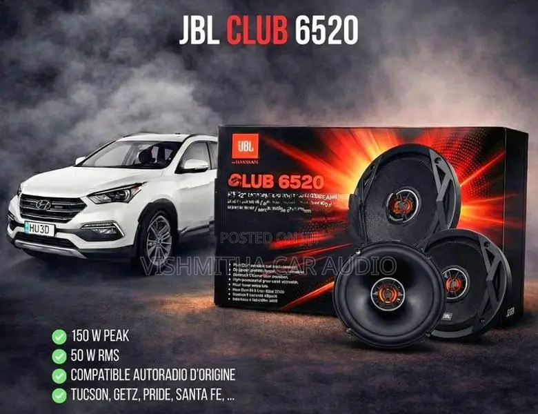 Original Jbl Club 6520 6 inch 150W Speakers