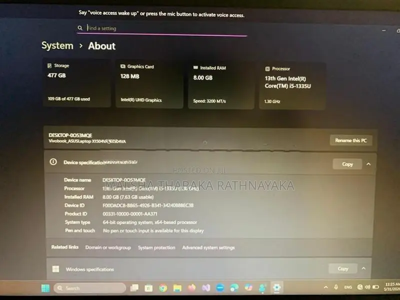 Asus Vivobook I5 13th Gen