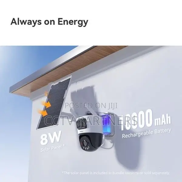 IMOU AOV PT 5MP 4G & Wi-Fi Solar Battery Dual cctv Camera Installation