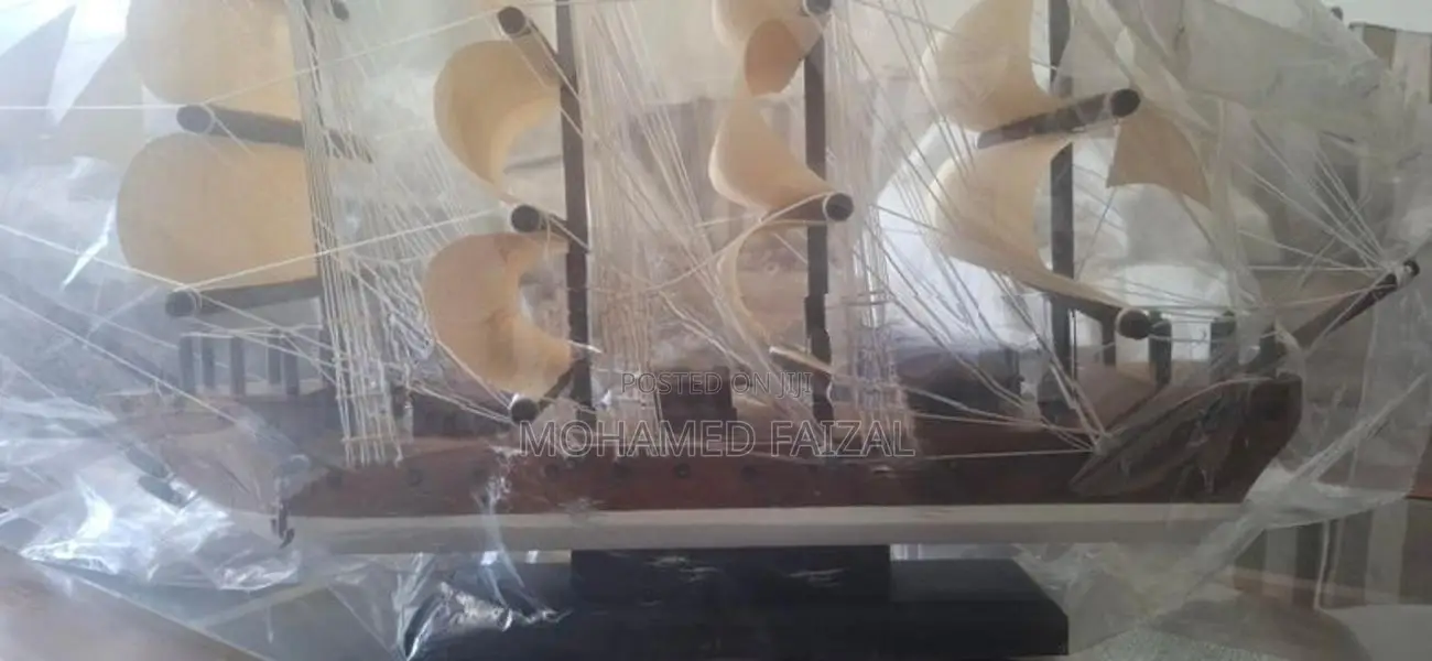Wooden Sailing Ship Handcrafted