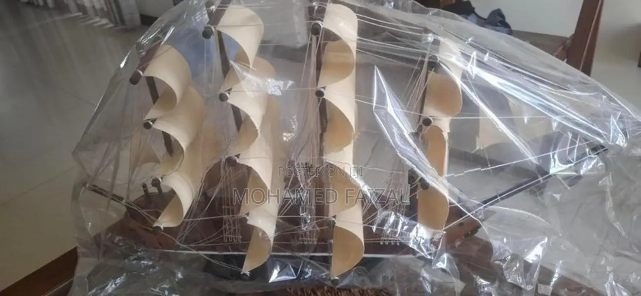 Wooden Sailing Ship Handcrafted