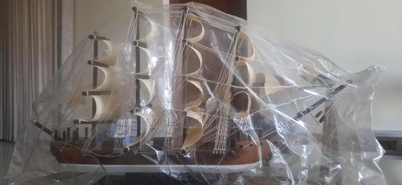 Wooden Sailing Ship Handcrafted