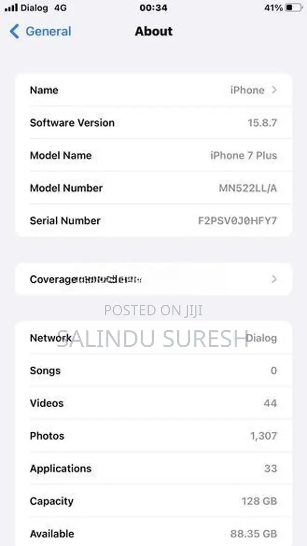 Apple iPhone 7 Plus 128GB (Used)
