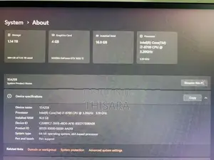Asus i7 8th Gen Gaming PC 1050ti 4GB