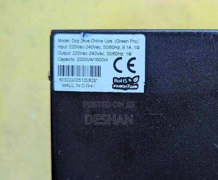 DCP 2KVA UPS Without Battery