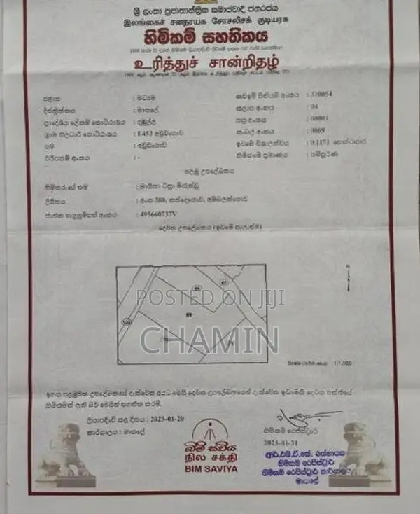 46 P Land in Sigiriya, Close to Aliya Hotel Habarana