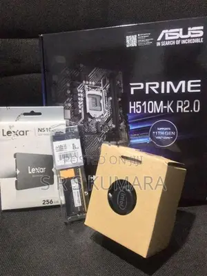 Brandnew Core™ i3-10105, Asus Prime H510M-K D4, 8GB DDR4, 256GB SSD