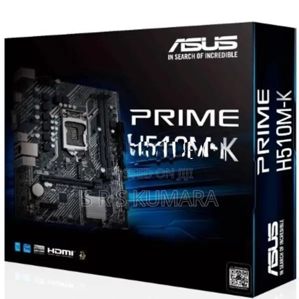 Brandnew Core™ i3-10105, Asus Prime H510M-K D4, 8GB DDR4, 256GB SSD