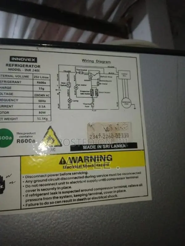 Innovex Refrigerator