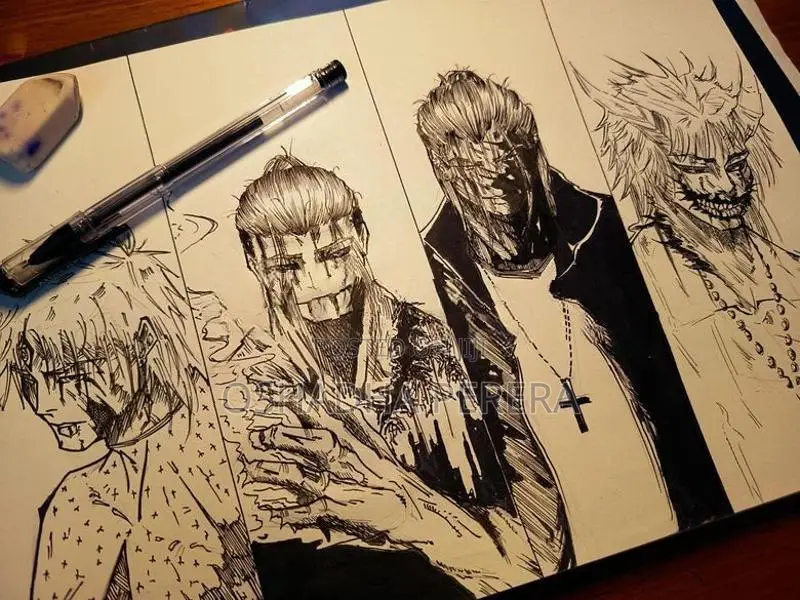 Blood Seeking Angels Art Work